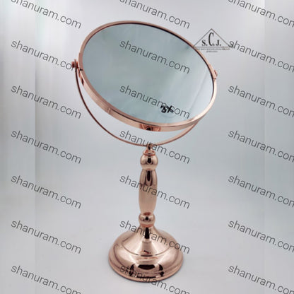Coesmatic Rose Gold Oval 3X Magnifying Mirror