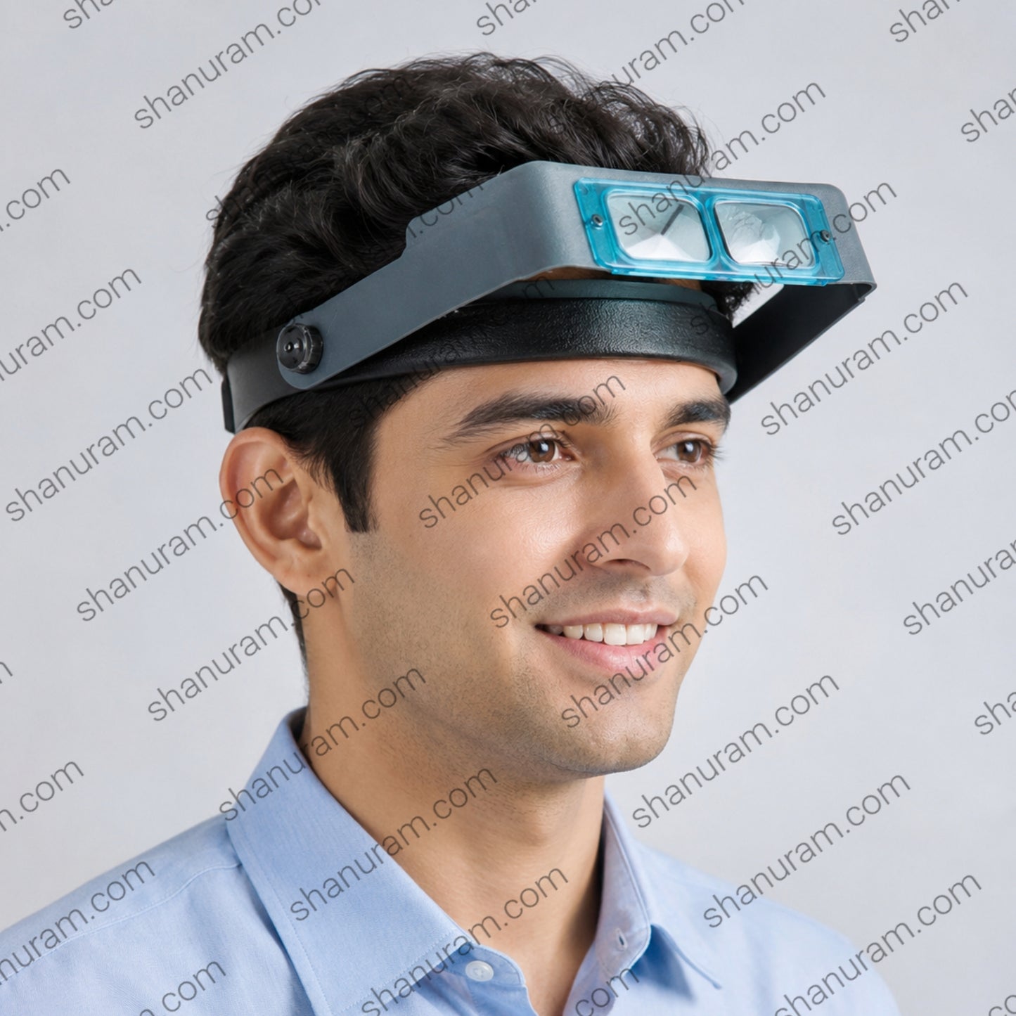 OptiVISOR Optical Glass Binocular Magnifier Headband | Professional Precision Magnifying Visor for Jewelry, Watch Repair, Engraving & Crafts