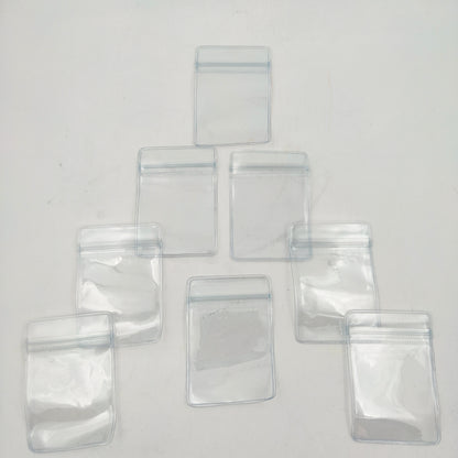 Hard Zip Lock Hard Zip Lock Pouch 100 Pcs (6x8 cm) – Heavy-Duty Resealable Packaging Bags for Jewelry & Accessories