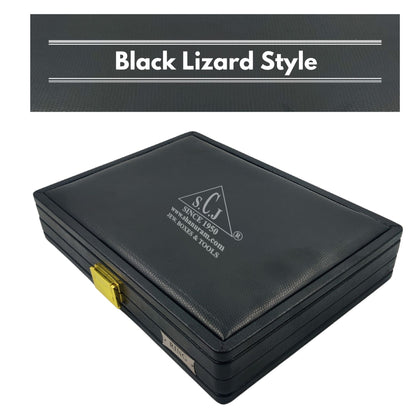 Black Lizard Ring Cream Stock Box | Ring Stock Box | Ring Storage Box