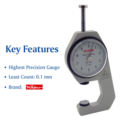 SCJ Kafer Dial Thickness Gauge