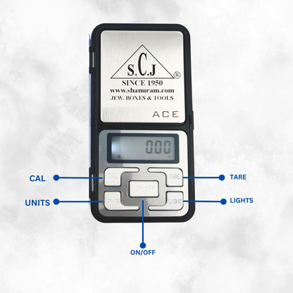 ACE MH-300 Pocket Weighing Scale – 300g x 0.01g Digital Jewelry Scale