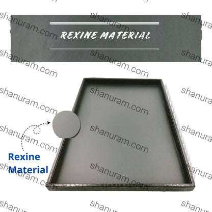 Crocodile Rexine Material Jewellery Display Tray