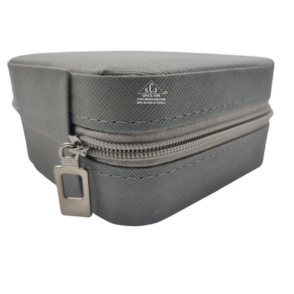 Grey Premium Multi-Function Jewellery Organizer Case for Earrings, Chains &amp; Rings
