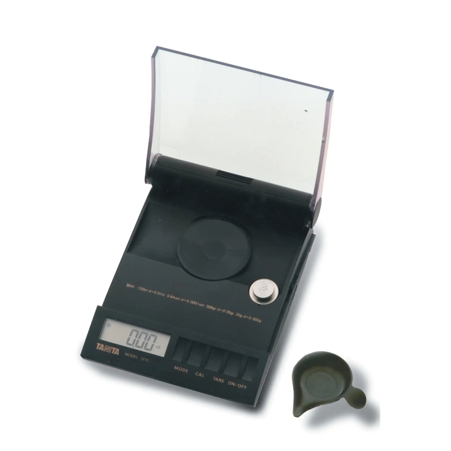 Tanita 1210N Digital Jewellery Scale – 20g x 0.002g | High-Precision Carat & Gram Weighing Scale