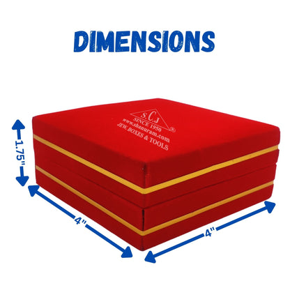 Traditional (Dhoni) Velvet Single Bangle Box