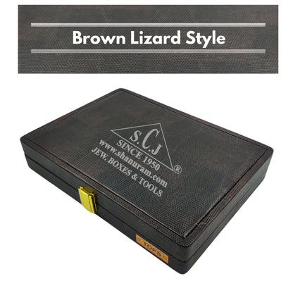 Brown Lizard Tops White Stock Box | Tops \ Earrings Stock Box | Tops Storage Box