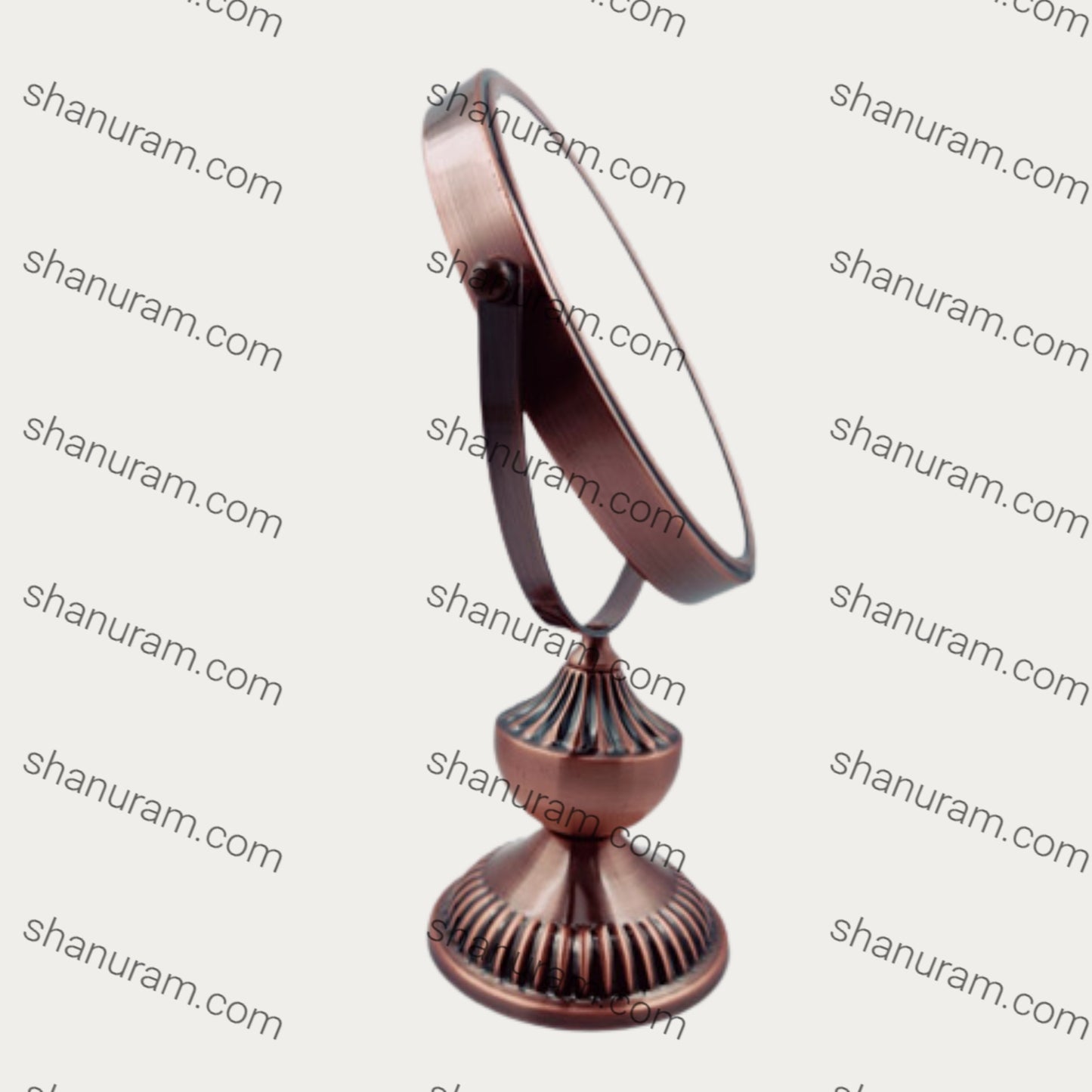 Coesmatic Copper Chrome Oval with one side 3X Magnify Mirror