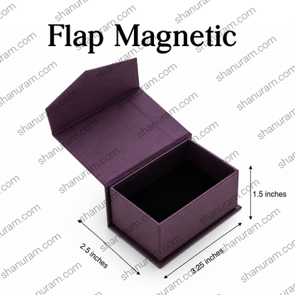 Premium Earring Box – Hard Cardboard Jewellery Gift Box | Customizable Logo | Magnetic & Slider Box | 3.25 x 2.5 x 1.5 Inches