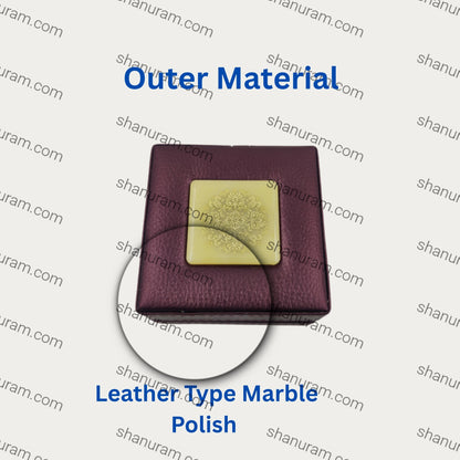 Leather Type Marble Polish Single Bangle LED Light Box