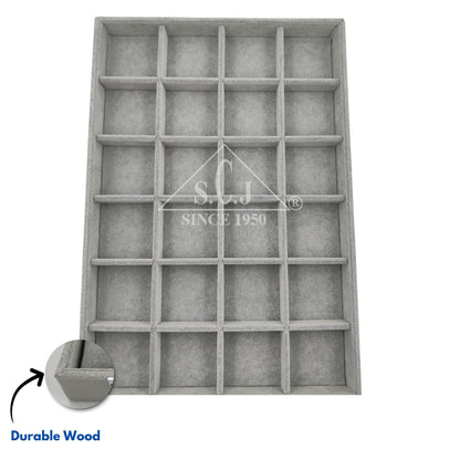24-Grid Jewellery Stock Display Tray
