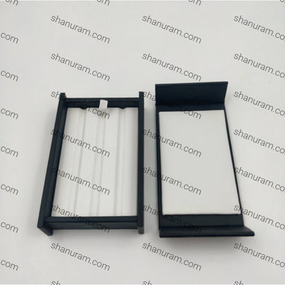 3 Line White Stone Box