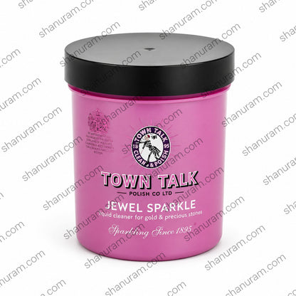 Town Talk Jewel Sparkle Liquid Cleaner | Gold & Precious Stone Jewellery Bath - 225ml