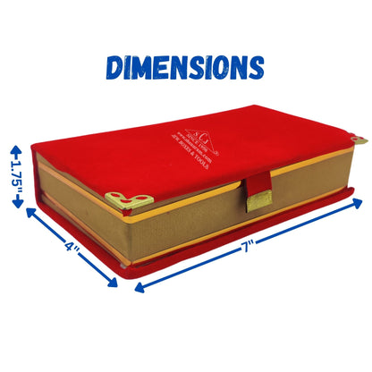 Traditional Velvet Double Bangle Box (NGP) | Double Bangle Jewellery Box
