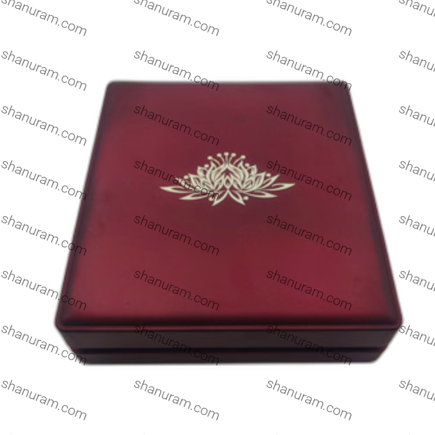 Premium Red Silk Series Small Necklace Set LED Light Box