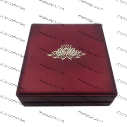 Premium Red Silk Series Small Necklace Set LED Light Box