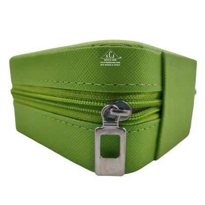 Light Green Premium Multi-Function Jewellery Organizer Case for Earrings, Chains & Rings