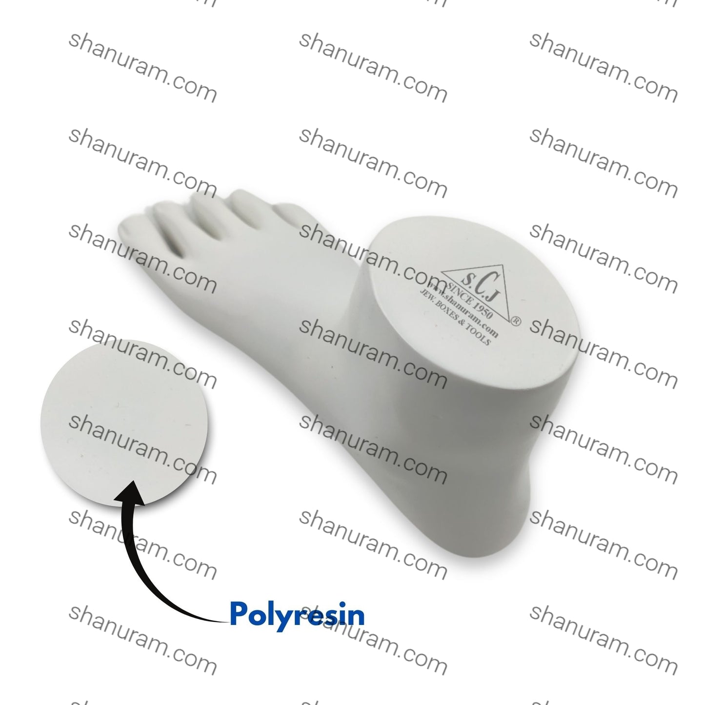 Mannequin Anklet Toe Ring Payal Mannequin Leg Foot Jewellery Display Stand Holder White Without Heel