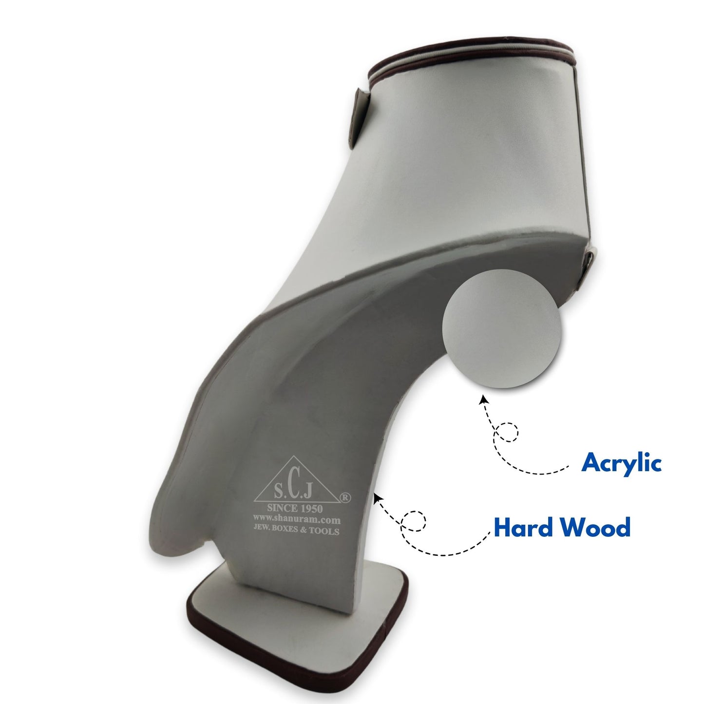 Neckform Allure Leatherette Display Stand, 12" inch