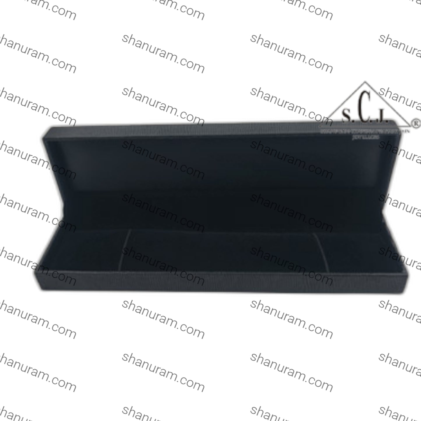Black Crocodile Texture Bracelet Box