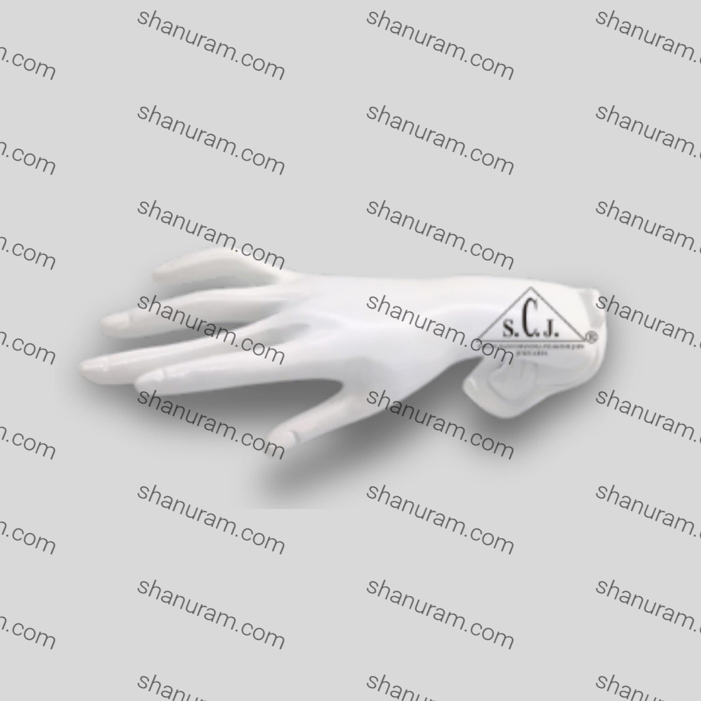 Hand Finger Jewellery Chain Ring Bracelet White Display Stand Holder