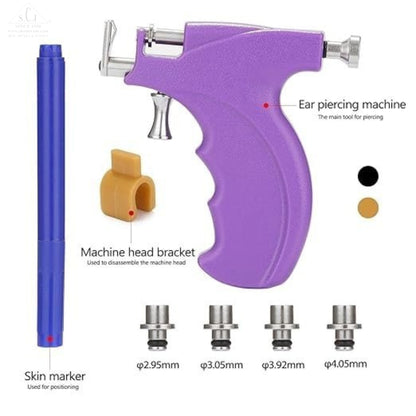 Professional Ear Shot Gun | Ear Piercing Gun Kit with Storage Case