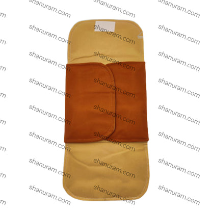 Rust Brown Velvet Medium Necklace Set Folder
