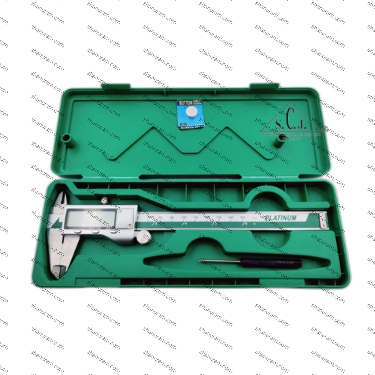 SCJ Platinum Digital Vernier Caliper 0-150mm/0-6"