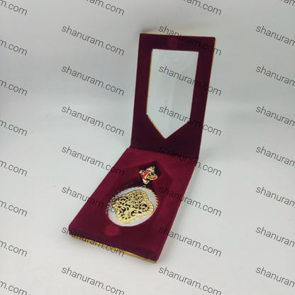 Fancy single coin with ganesh ji golden box
