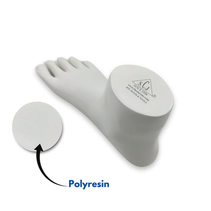 Mannequin Anklet Toe Ring Payal Mannequin Leg Foot Jewellery Display Stand Holder White Without Heel