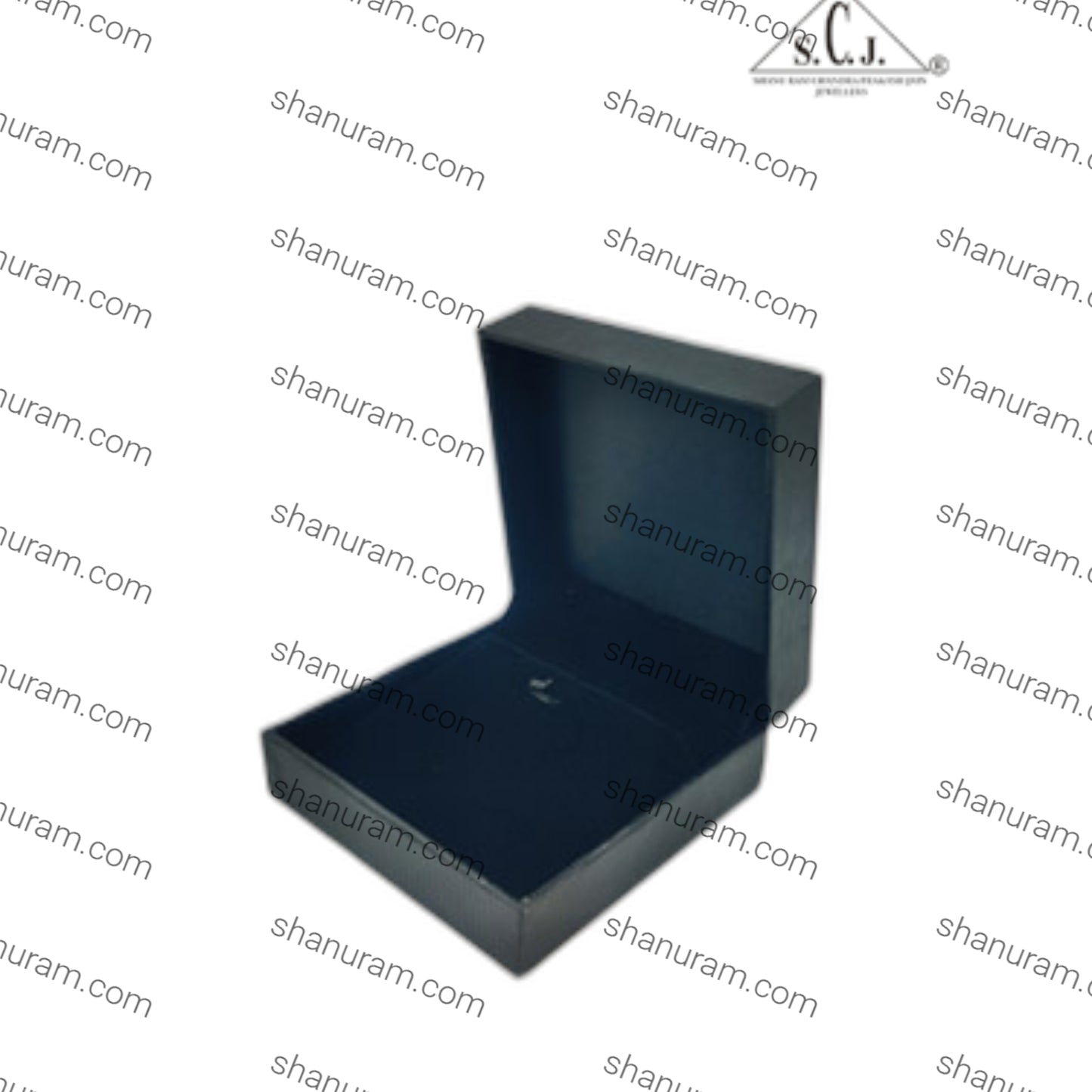 Black Crocodile Texture Pendant Box