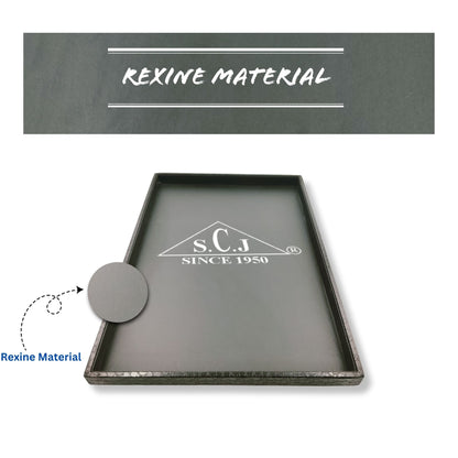 Crocodile Rexine Material Jewellery Display Tray