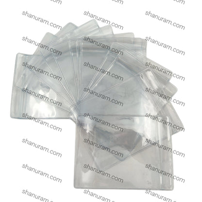 Hard Zip Lock Pouch – 100 Piece Pack (10x14 cm) | Durable Resealable Storage Bags