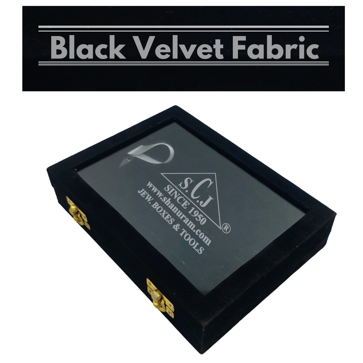Black Velvet Ring Stock Display Box | Ring Stock Box | Ring Jewelry Storage Box