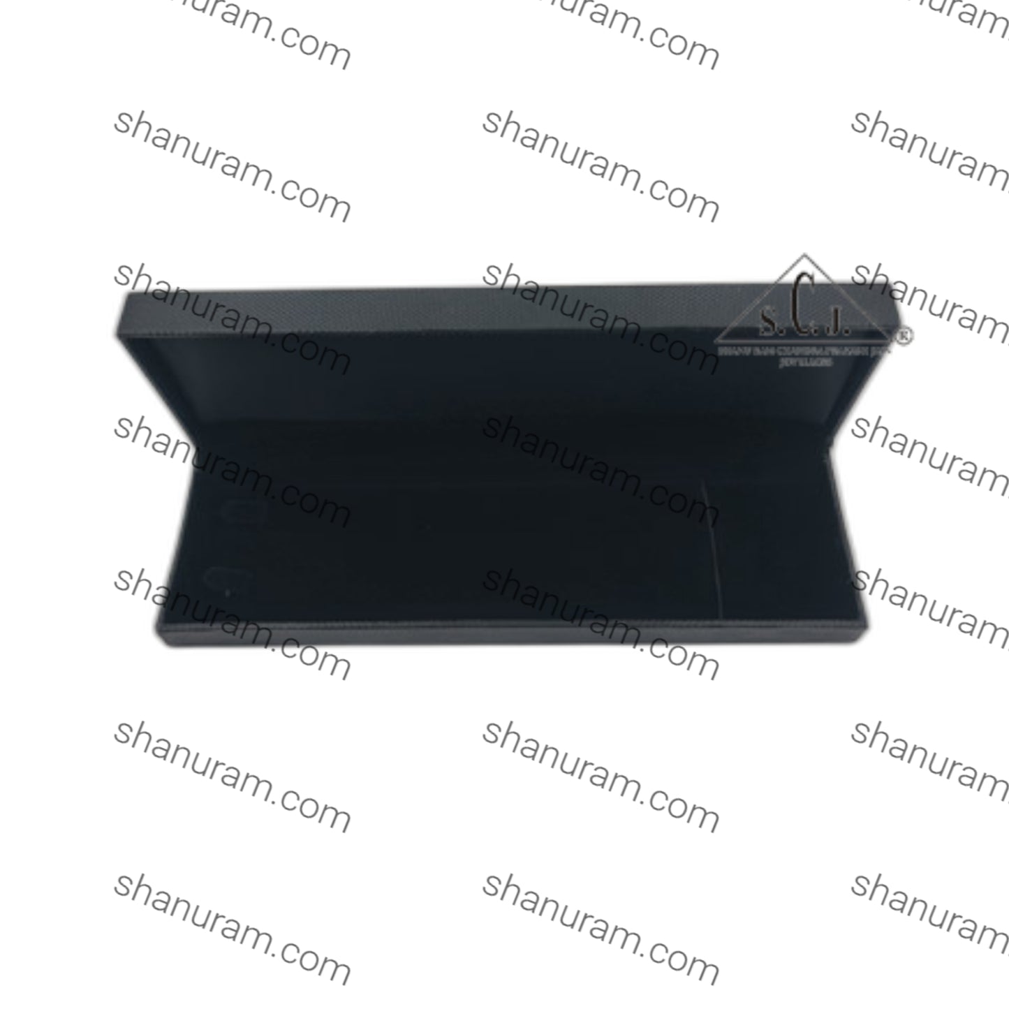 Black Crocodile Texture Large Chain Box