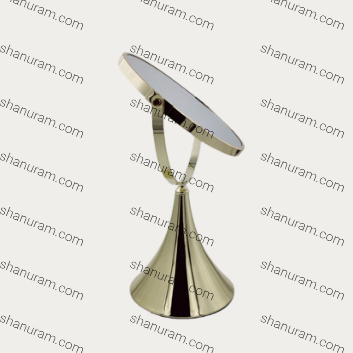 Coesmatic Gold Aluminium Oval 3X Magnifying Mirror