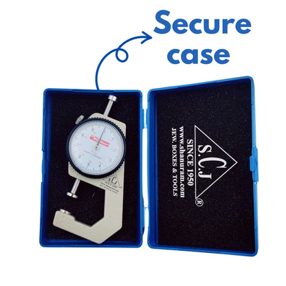 SCJ Kofer Dial Thickness Gauge 0-20mm / 0.1mm