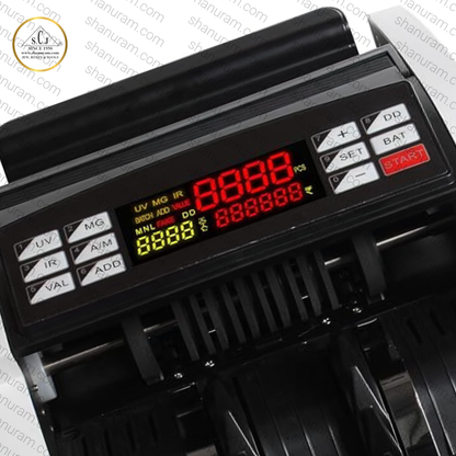 SCJ Semi Value Currency Counting Machine with Fake Note Detection | UV, MG & IR