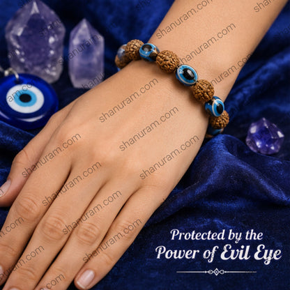 Natural Evil Eye Bracelet – Protection, Good Luck & Positive Energy Bracelet