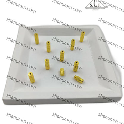 SCJ Barrel Clasps Necklace Hooks Golden
