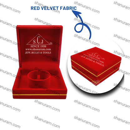 Traditional (Dhoni) Velvet Single Bangle Box
