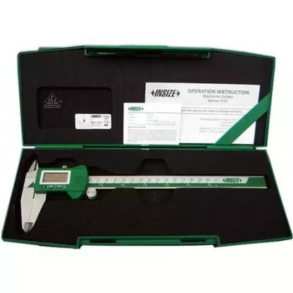 Insize Digital Vernier Caliper 150mm (6 Inch) – Stainless Steel Electronic Measuring Tool with LCD Display & Protective Case