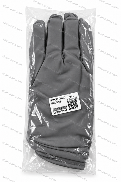 SCJ Grey Dress Gloves for Jewellery Handling, Watch Handling & Professional Use | Soft Stretch Fabric | Pair