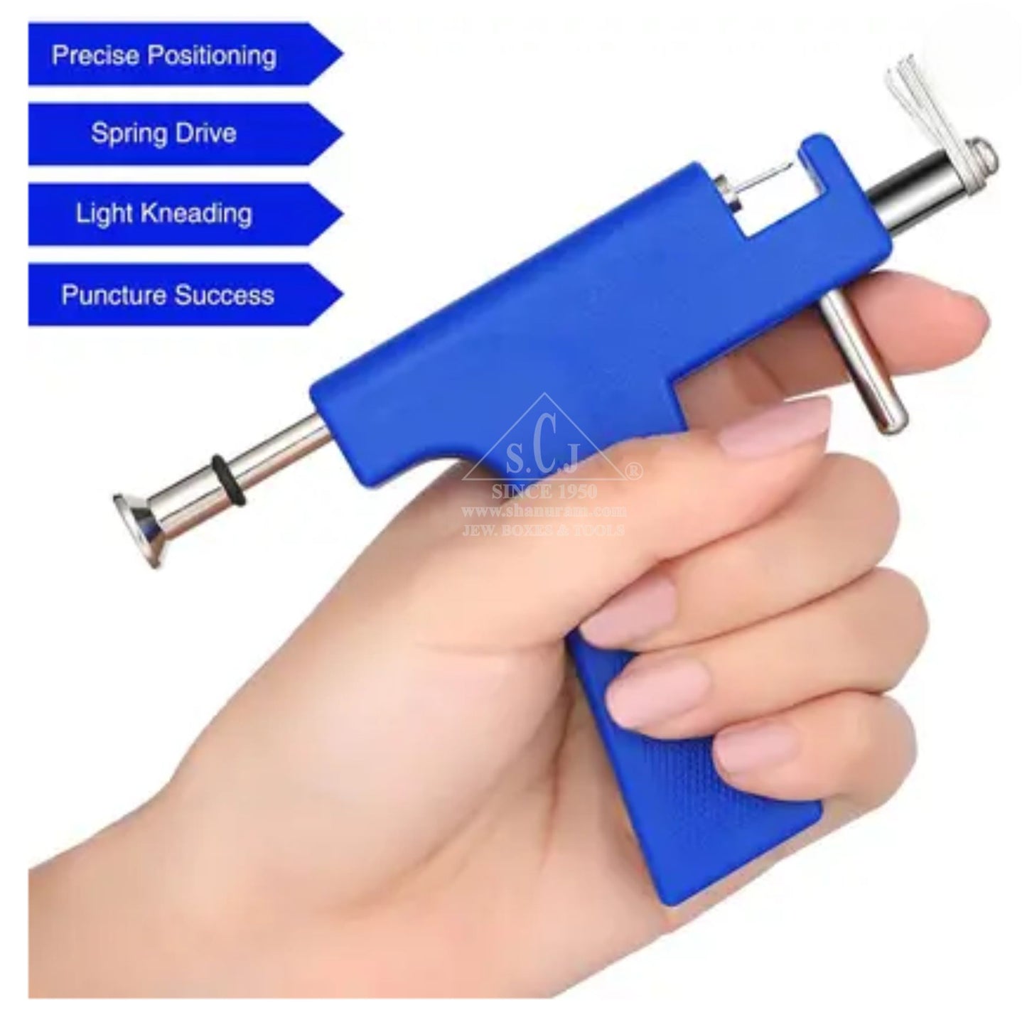 Manual Ear Piercing Steel Gun Equipment For hospitals For Professional For Normal Skin