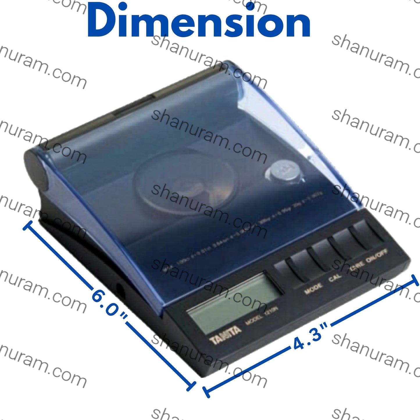 Tanita 1210N Digital Jewellery Scale – 20g x 0.002g | High-Precision Carat & Gram Weighing Scale