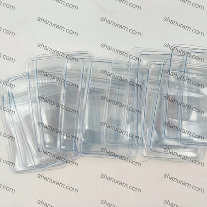 Hard Zip Lock Hard Zip Lock Pouch 100 Pcs (6x8 cm) – Heavy-Duty Resealable Packaging Bags for Jewelry & Accessories