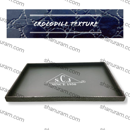 Crocodile Rexine Material Jewellery Display Tray