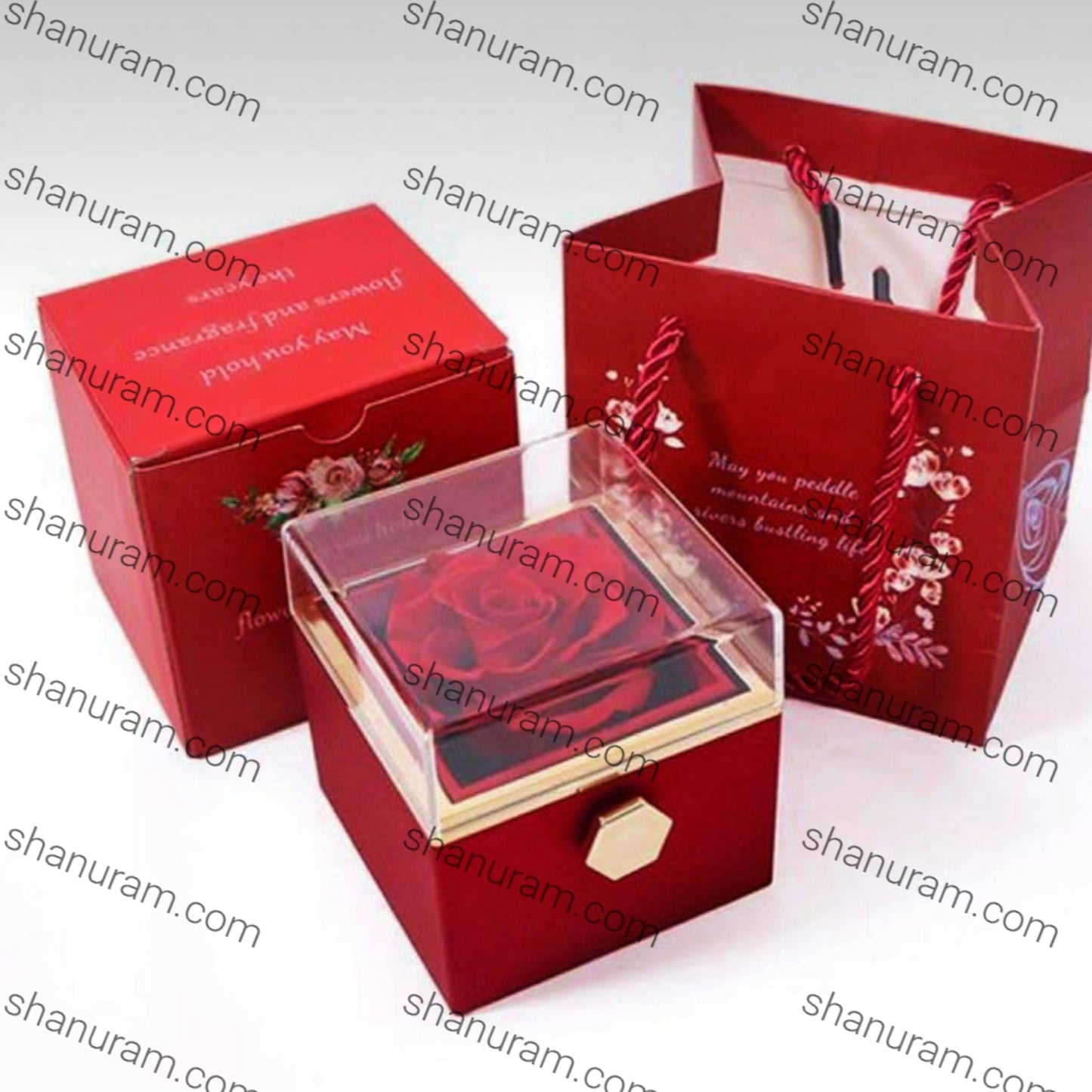 SCJ Pendant Flower Jewellery Box
