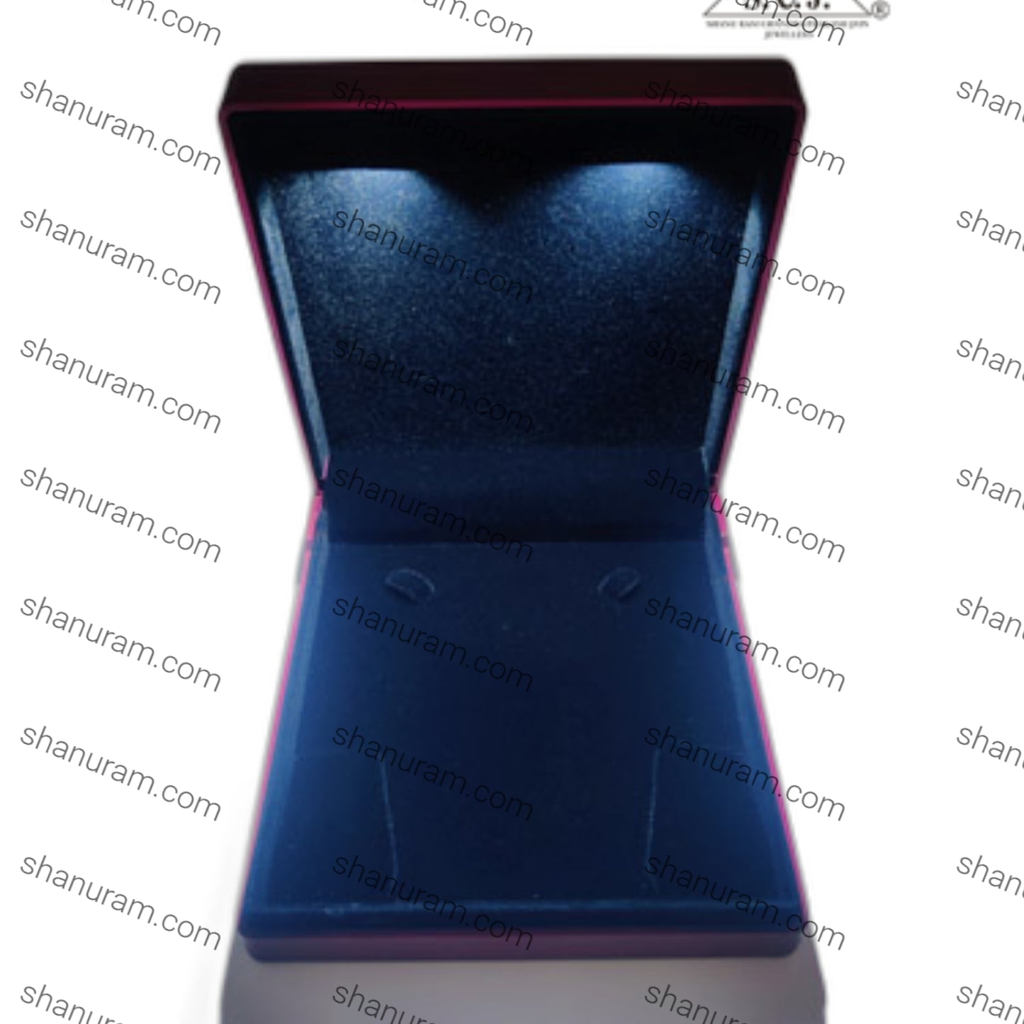 Premium Red Silk Series Small Necklace Set LED Light Box