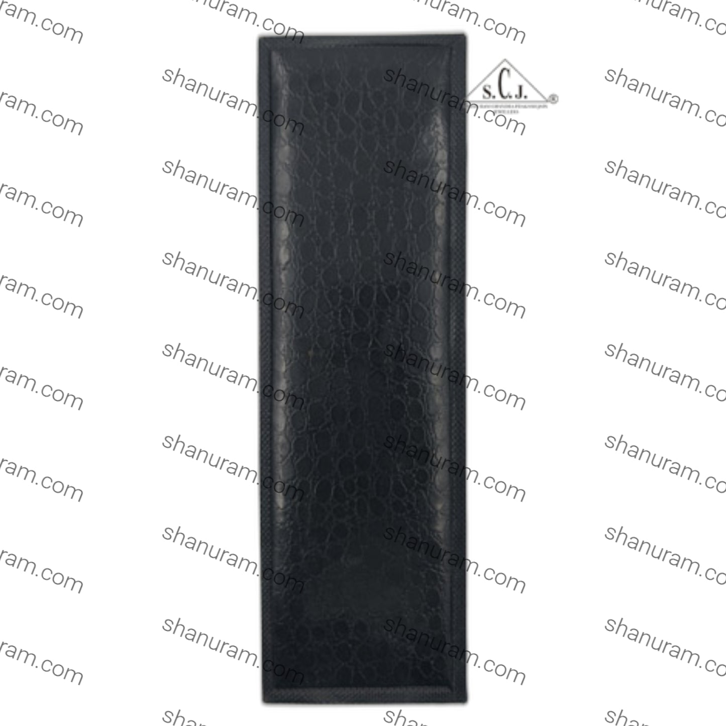 Black Crocodile Texture Large Chain Box